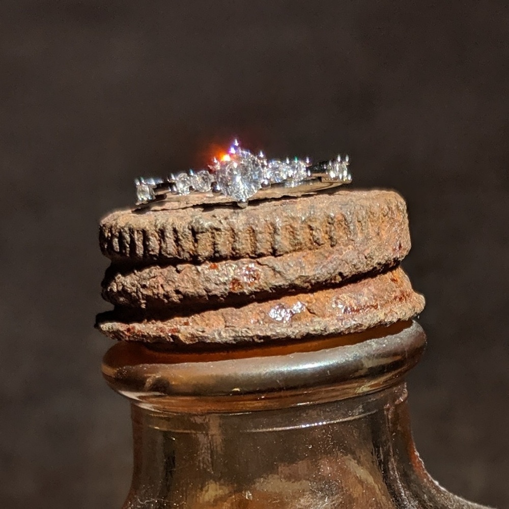 NWT Dazzling Princess Cut Ring